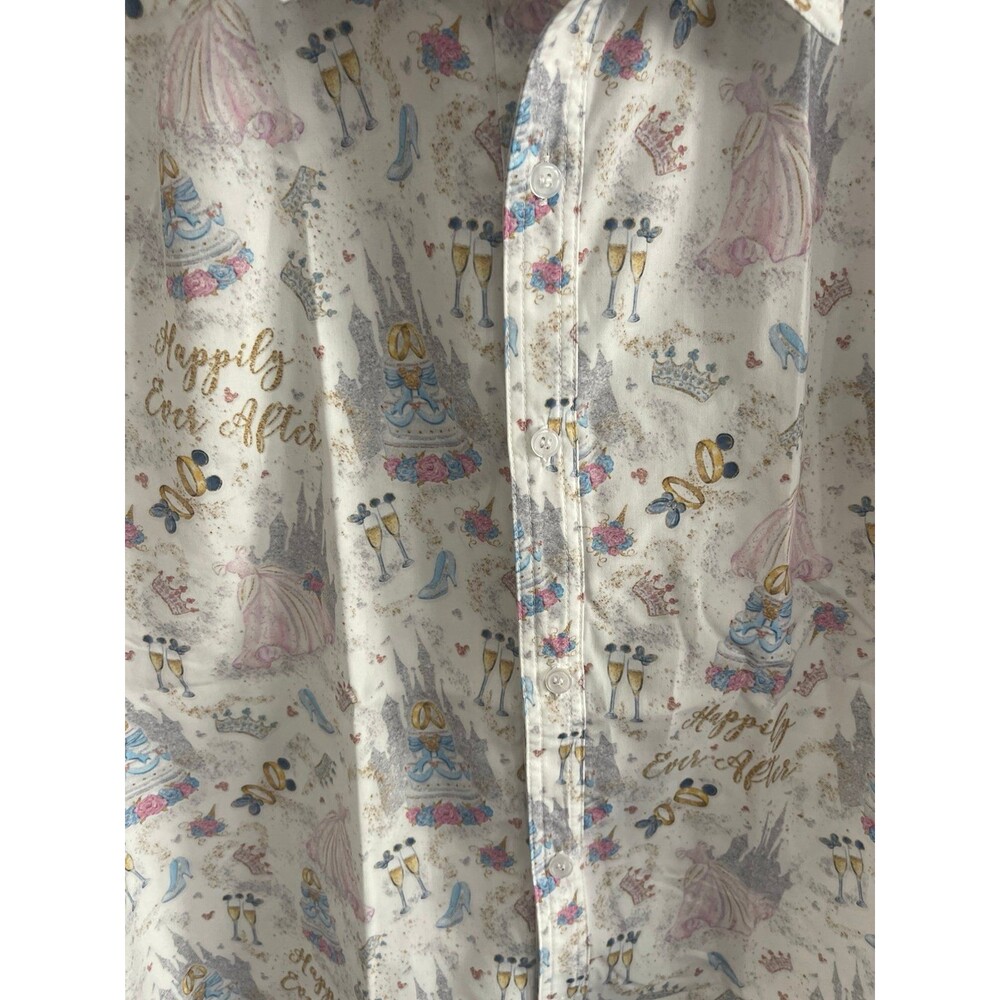 Happily Ever After Men’s Button Up Shirt Size L New Without Tags - Picture 2 of 5